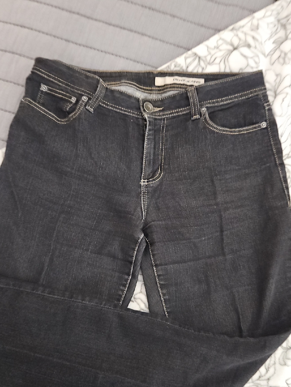 DKNY Dark Gray Straight Leg Women’s Jeans